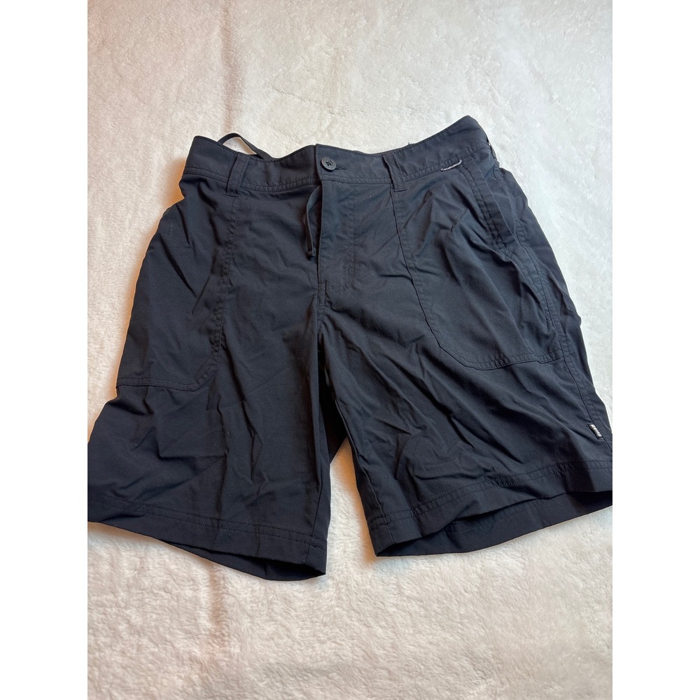 REI Co-op Sahara Shorts Womens 8 Black Hiking Outdoor Nylon Lightweight Stretch